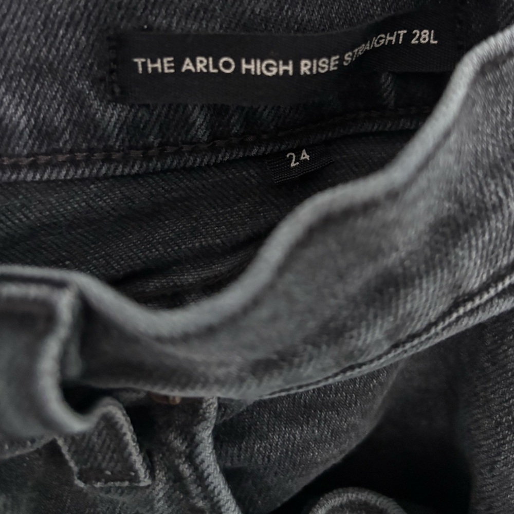 Denim Forum The Arlo High Rise Straight Size 24 28L - Picture 8 of 9